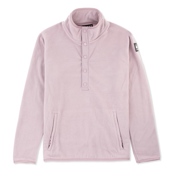 Burton Tops - Burton Women's Size Small Elderberry Hearth Fleece Long Sleeve Pullover NEW